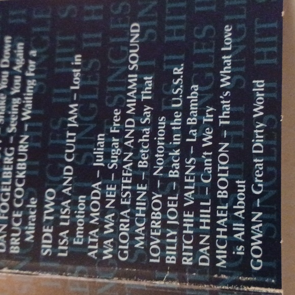 4/$30 Hit Singles II - Various Artists Casette Tape - Picture 6 of 7